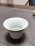 东道汝窑河南非遗茶具配件茶漏组陶瓷茶漏尼龙布过滤网功夫茶道滤茶器 【老东道】澄心茶漏组-天青色 实拍图