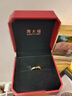 周大福 四叶草素圈黄金戒指女(工费160)10号约1.15g EOF1296 实拍图
