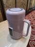 摩茶煮粥神器1-2人煮粥锅熬粥电炖杯专用锅全自动电煮锅多功能电炖锅小型婴儿辅食锅110V办公室 【紫】110v日规（适合中国台湾、日本等） 1L 实拍图