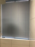 贵品百叶窗帘加厚S型卫生间浴室厨房遮光升降免打孔百叶帘防水 飘花-晴山蓝GPL037P 1米*1米 实拍图