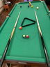 哈野家用台球桌子成人可折叠式儿童斯诺克桌球台美式中黑八家庭桌球桌 6尺 台球桌（英式+美式） 实拍图