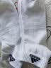 阿迪达斯（adidas）袜子男女 2026秋季新款运动休闲袜跑步训练透气耐磨低帮男袜女袜 JC9269/白色/短筒/三双装 M 实拍图