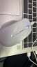 英菲克（INPHIC）M1二代无线鼠标可充电办公静音电量显示便携人体工学适用苹果惠普华为笔记本电脑非对称舒适手感 【右手选这个+侧翼指托+光面】陶瓷白 实拍图