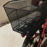 自行车后置车筐后座加大宠物筐菜筐网篮学生书包篮外卖筐狗狗框篮 加大后置筐（标准款） 实拍图