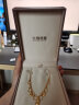 六福珠宝丝绸金足金蕾丝水滴黄金项链女款套链 计价 GJGTBN0029 约9.10克 晒单实拍图