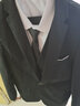 绅朗格西服套装男士三件套商务职业正装小西装男结婚新郎上班修身外套男 黑色双扣【西服+西裤+马夹+衬衫 2XL【126-140斤】+八件礼品 实拍图