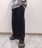 BEAUTODAY厚底黑色老爹鞋女鞋2025夏季新款透气运动鞋复古休闲鞋子女增高鞋 黑灰拼色  36 实拍图