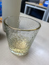 忆壶茶（YIHUTEA） 泡茶杯锤纹玻璃耐热水杯男士茶杯酒杯套装功夫茶具玻璃杯金边 【金边款】280ML矮款2只装 实拍图