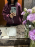 厨房围裙长袖家用防水防油做饭大人罩衣女夏天塑料带袖子全身反穿衣工作服时尚韩版 紫色 晒单实拍图