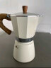 Mongdio 摩卡壶摩卡咖啡壶煮咖啡壶家用意式咖啡机 白色容量约300ml+电热炉+9号圆形滤纸 晒单实拍图
