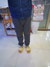 真维斯（Jeanswest）休闲裤男秋冬季加绒哈伦运动束脚裤宽松微修身工装百搭长裤子男士 2215卡其色+2215深灰色（加绒） L 实拍图