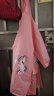 惠寻 京东自有品牌 儿童卡通雨衣 带书包位雨披 粉色独角兽XXL码 实拍图