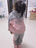 布潮星女童春装套装儿童套装洋气女宝宝卫衣小孩衣服2025新款外套裤子潮 粉色（春秋款 外套+裤子） 110码 （一般建议3-4周岁） 实拍图