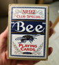 Bee小蜜蜂扑克牌美国原装德州扑克纸牌 花切扑克牌No.92 蓝色2副装 实拍图