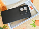 热火 适用vivoiqooz8手机壳 iQOO Z8保护套 镜头全包升级磨砂防摔超薄直边硅胶软壳-静夜黑 实拍图