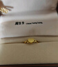 周生生永系列 黄金戒指爱心足金活动心形戒指结婚贺礼15277R计价 11圈 - 2.43克(含工费130元) 实拍图
