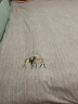 富丽真金（FULLRICH）纯棉磨毛四件套全棉100%高档刺绣抑菌秋冬加厚保暖三件套 32支 100%纯棉加厚保暖  粉色 1.5米 床单款 （被套200*230cm） 实拍图