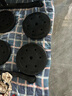 华亚（HUAYA） 环保哑铃片杠铃片摄影摇臂配重片包胶片家用举重片 15KG 一片 实拍图