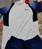 李宁（LI-NING）苏迪曼杯羽毛球服套装短袖速干透气比赛吸汗运动服 AATP019 蓝色套装（男 ） XL 实拍图
