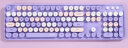 摩天手(Mofii) sweet无线复古朋克键鼠套装 办公键鼠套装 鼠标 电脑键盘 笔记本键盘 薰衣紫混彩 晒单实拍图