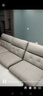 顾家家居真皮沙发 客厅现代简约家具1022 柔空白四人位躺右 实拍图