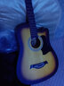 雅萨特奥（YASATEAO)单板民谣吉他38寸初学者吉他新手入门吉它学生乐器 38寸日落色（礼包） 实拍图