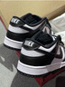 耐克（NIKE）DUNK LOW (GS)黑白熊猫夏季新款舒适百搭低帮休闲鞋 CW1590-100 黑色 36.5 实拍图