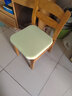 知梦人（zhimengren）记忆棉坐垫办公室久坐椅子垫夏季冰丝学生屁垫板凳子餐桌餐椅座垫 夏凉冰丝款-豆绿 40*40*4cm 实拍图