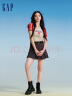 Gap【欧阳娜娜同款】女装2024夏季新款亲肤logo短袖T恤上衣465242 红色 155/76A(XS) 亚洲尺码 晒单实拍图