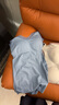 十月结晶孕妇内衣一体式无缝哺乳吊带背心产后喂奶塑身免穿文胸 【浮冰蓝】自带胸垫 XL 实拍图