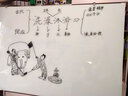 中柏 玻璃白板笔大容量不可加墨与可加墨白板笔可擦儿童教师用粗细头彩色黑色易擦除写字绘画板大头白板笔 SW619黑色10支装/盒（大容量玻璃白板笔） 实拍图