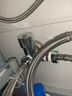 全铜壳体二进一出分水器 冷热混水阀三通角阀热水器小厨宝水龙头 A款带止水功能（可关水） 实拍图
