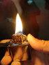 佐罗拉丝四叶草煤油打火机高颜值创意个性防风送男友生日情人节礼物男 羽毛自用版 实拍图