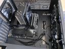 先马（SAMA）朱雀3 黑色 游戏电脑主机箱 玻璃侧透/宽体五金/独立电源仓/支持长显卡/背线/360水冷/E-ATX主板 实拍图