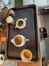 锦格德国电木茶盘32支高密度茶具高档排水家用茶托盘泡茶送礼茶台 咖啡料电木茶盘长50宽30高5cm 实拍图