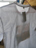 雅鹿短袖T恤男纯棉韩版潮流宽松大码透气打底衫青少年学生夏天休闲t恤 白/小伙伴 L （重120-130斤高165-170） 实拍图