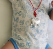 老银匠s999足银平安锁婴幼儿百福银锁足银儿童节礼物宝宝满月足银长命锁 百福 约12g-含证书-含普通红绳 实拍图