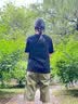 POUM休闲工装七分裤男士夏季潮流速干冰丝运动短裤TQ05牛油果绿M 实拍图