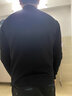 真维斯（JEANSWEST）毛衣男秋冬新款针织衫青少年针线衫内搭保暖百搭纯色打底衫毛线衫 黑色（常规） 2XL (推荐130-150斤) 实拍图