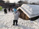 SNOOPY史努比童鞋男童雪地靴冬季保暖中大童棉靴加绒棉鞋2811黑红30 实拍图