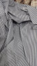 NEW OR MODE长袖衬衫男士宽松竖条纹休闲上衣外套潮牌cityboy港风日系衬衣 浅蓝色 2XL(建议155-170斤) 晒单实拍图