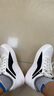 李宁（LI-NING）板鞋男鞋子春夏季男士运动鞋2025新款潮流皮面防泼水滑板鞋休闲鞋 雪白/新基础黑 41 实拍图