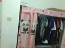 家丽·春天免安装折叠衣柜加固烤漆钢管全钢架简易布衣柜家用卧室收纳衣橱 1.6米创意空间（加厚碳钢管) 实拍图