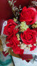 花悦荟11朵红玫瑰花束永生满天星520情人节生日礼物同城配送女友老婆爱 晒单实拍图