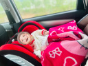 法雷曼儿童安全座椅汽车0-4-12岁360度旋转宝宝婴儿车载坐椅isofix接口 运动红 实拍图
