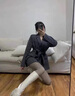 莫代尔【两条装】黑透肤光腿神器女秋冬裸感加厚黑丝袜踩脚连裤袜打底裤 灰透肤+黑透肤(连袜) 2条 均码 【80克不加绒】80-140斤 实拍图