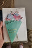 新新精艺新年贺卡3张装手工DIY送老师礼物祝福3D立体马年贺卡春节卡片 实拍图