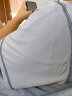 允织莫代尔睡衣男士夏季短袖男款短裤夏天冰丝凉感薄款休闲家居服套装 2204-淡蓝 XXL(180)：建议160-180斤穿着 实拍图