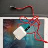 索赢 适用苹果尼龙数据线充电线iPhone x 8\/6s\/6\/7Plus手机ipad5平板通用 红色 - 1 米 iPad4/5/6 air2mini2/3/4 晒单实拍图