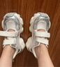 百丽（Belle）周雨彤推荐小空调休闲鞋女老爹运动凉鞋B1851AM5 银色 35 (225mm) 实拍图